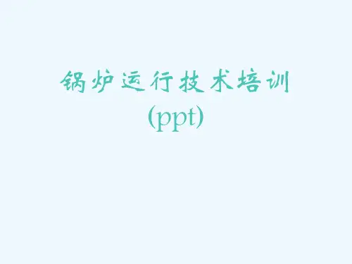 锅炉运行技术培训(ppt)
