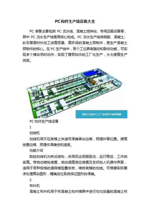 PC构件生产线设备大全