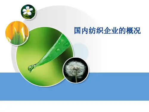 国内纺织企业的概况