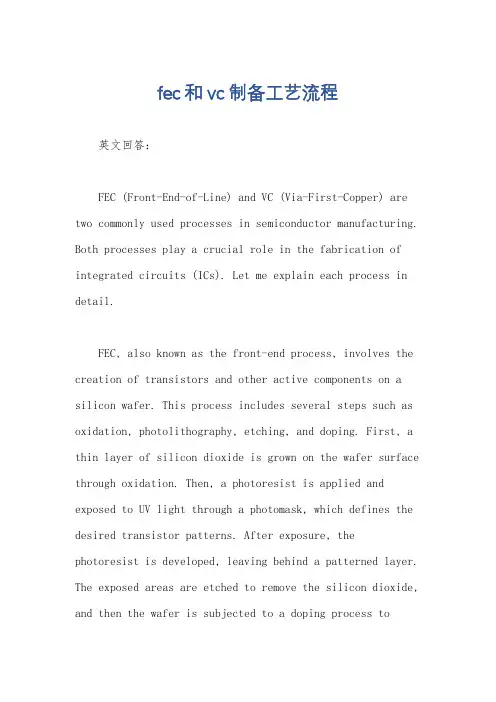 fec和vc制备工艺流程