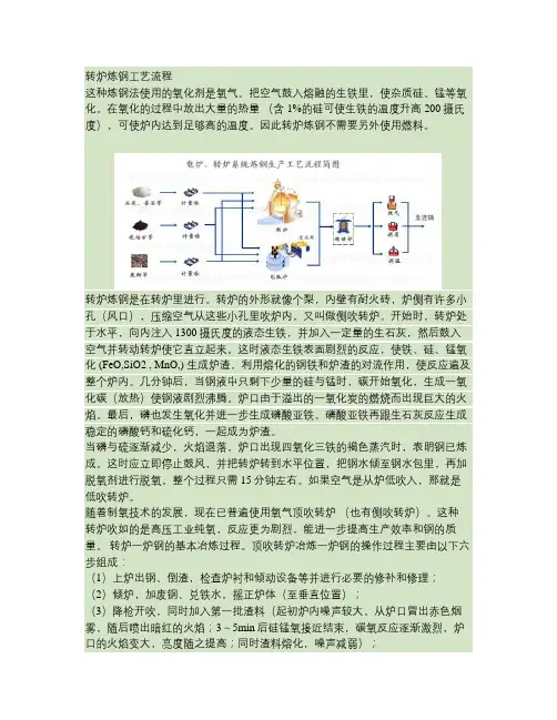 转炉炼钢工艺流程汇总