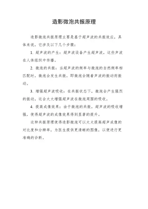造影微泡共振原理