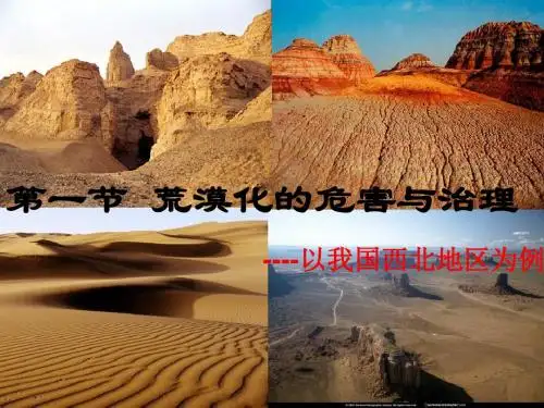 21第一节__荒漠化的防治讲解