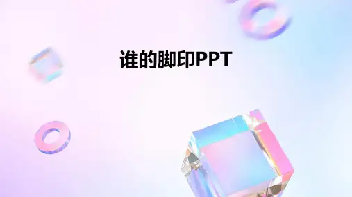 谁的脚印PPT