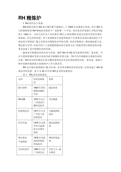 RH精炼炉