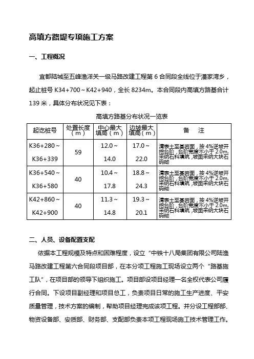 r高填深挖路基施工技术方案