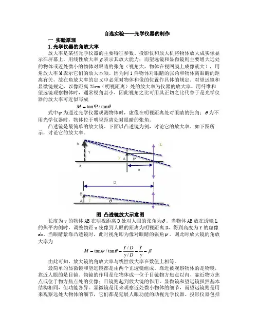 光学仪器制作