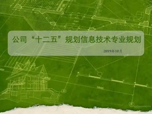 “十二五”发展规划信息技术专业规划v1-PPT课件