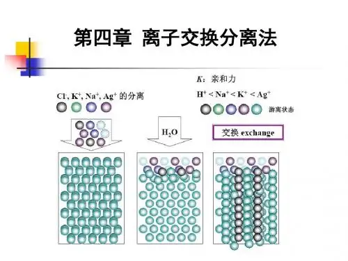分离科学与技术第4章 离子交换分离法