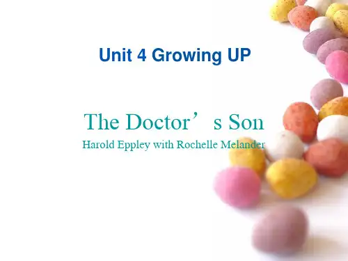大学英语综合教程Unit 4Text A The Doctor's Son