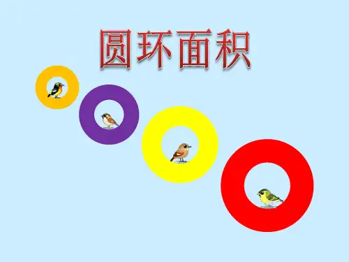 北师大版小学数学课件   六年级上册 第1单元《圆》《圆环的面积》PPT