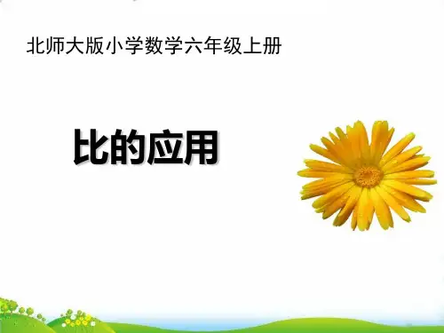 六年级上册数学PPT-比的应用-北师大版(18)(21张)-精品课件