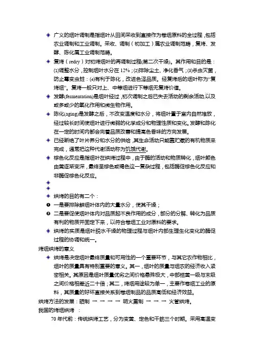烟草调制学