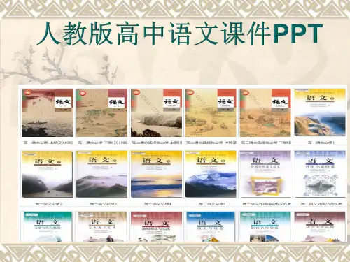 高中语文必修一新词新语与流行文化课件PPT