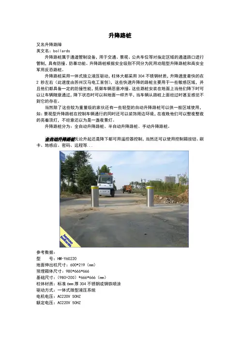升降路桩