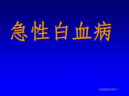 急性白血病ppt课件 (2)