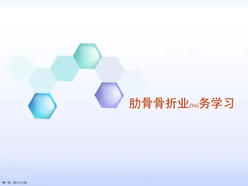 肋骨骨折护理查房培训ppt