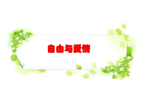 自由与爱情.ppt