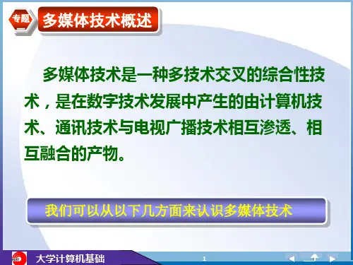 多媒体技术基础.ppt