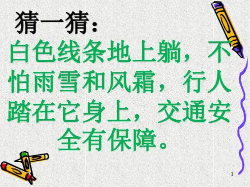 “文明交通-安全出行”主题班会PPT课件精选全文