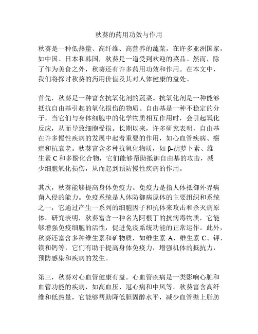 秋葵的药用功效与作用