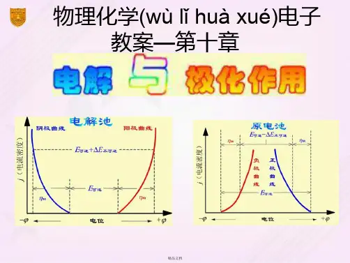 傅献彩《物理化学》第五版课件及习题答案电解与极化作用