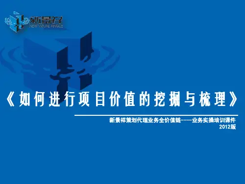 02.如何进行项目价值梳理