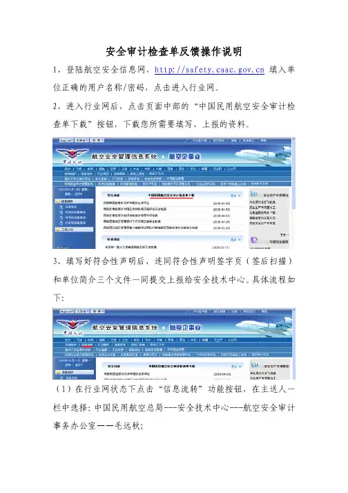 民用航空安全审计说明