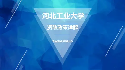 资助政策详解ppt课件