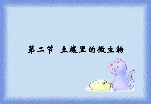 苏科版生物七下《土壤里的微生物》ppt