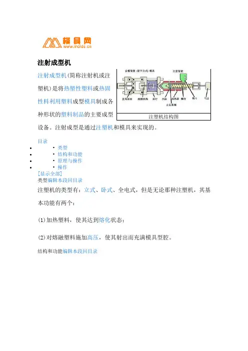 注塑机详解
