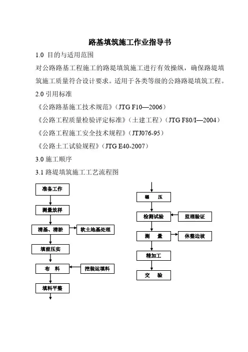 路基填筑施工作业指导书