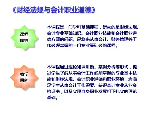 会计法律制度课件