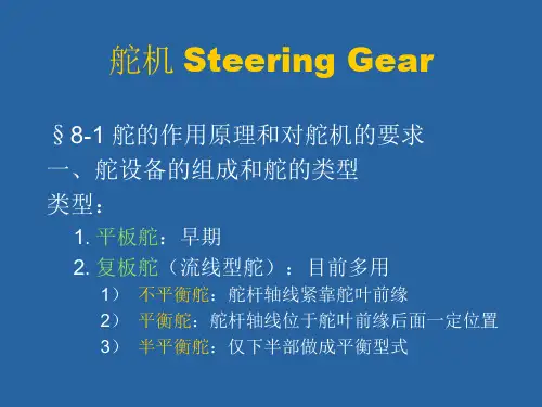 船舶液压舵机