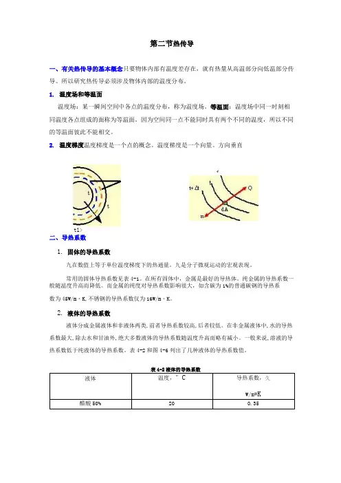 第二节  热传导