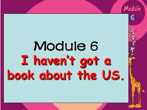 外研新标准(一起)六年级上M6U2 I haven't got a book about the US