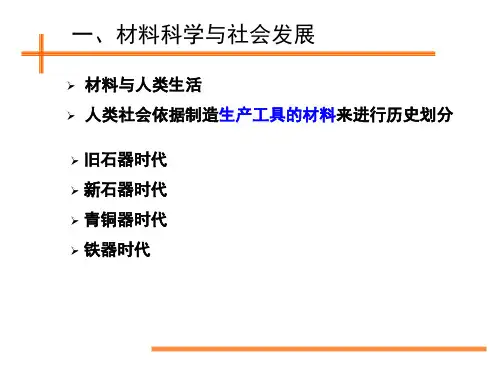 机械工程材料课件绪论ppt