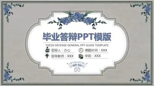【新】河南农业大学华豫学院毕业论文学术答辩与开题报告课题研究(2)ppt