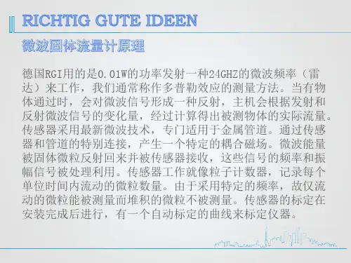 德国RGI --微波固体流量计