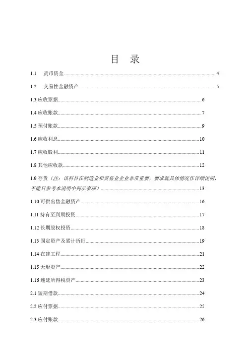 内部审计-审计说明参考格式 精品