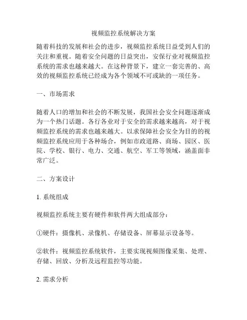 视频监控系统解决方案