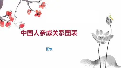 中国人亲戚关系图表
