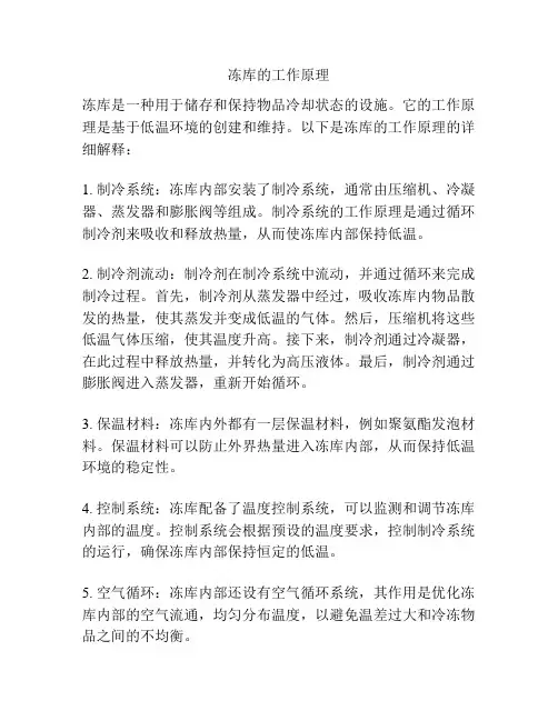 冻库的工作原理