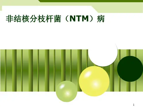 非结核分枝杆菌病诊断与治疗ppt课件