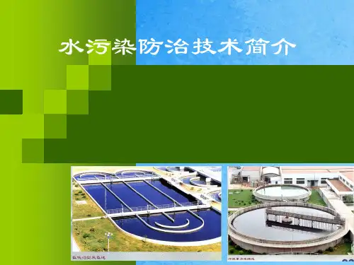 水污染防治技术ppt课件