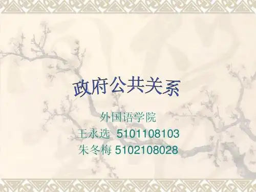 政府公共关系