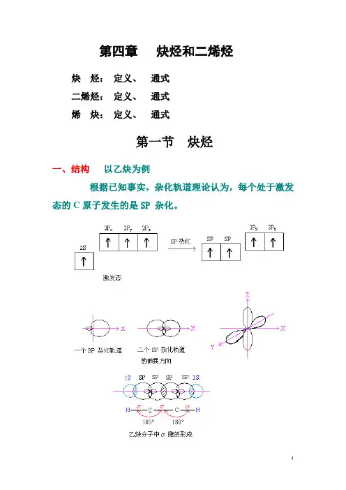 Ch.4  炔烃和二烯烃