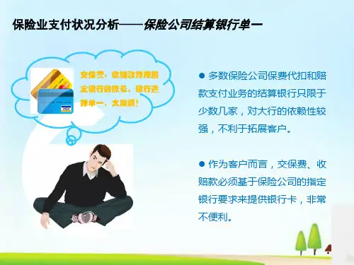 通联保险行业支付合作方案探析(ppt 22页)