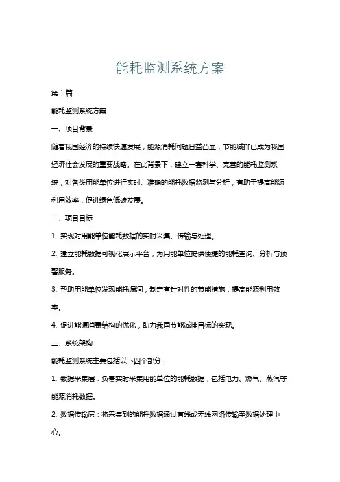 能耗监测系统方案