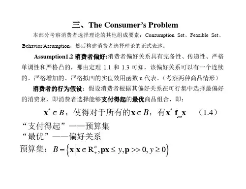 高级微观经济学-课件4-chapter-1